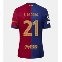 Barcelona Frenkie de Jong #21 Replika Hemmatröja 2024-25 Kortärmad